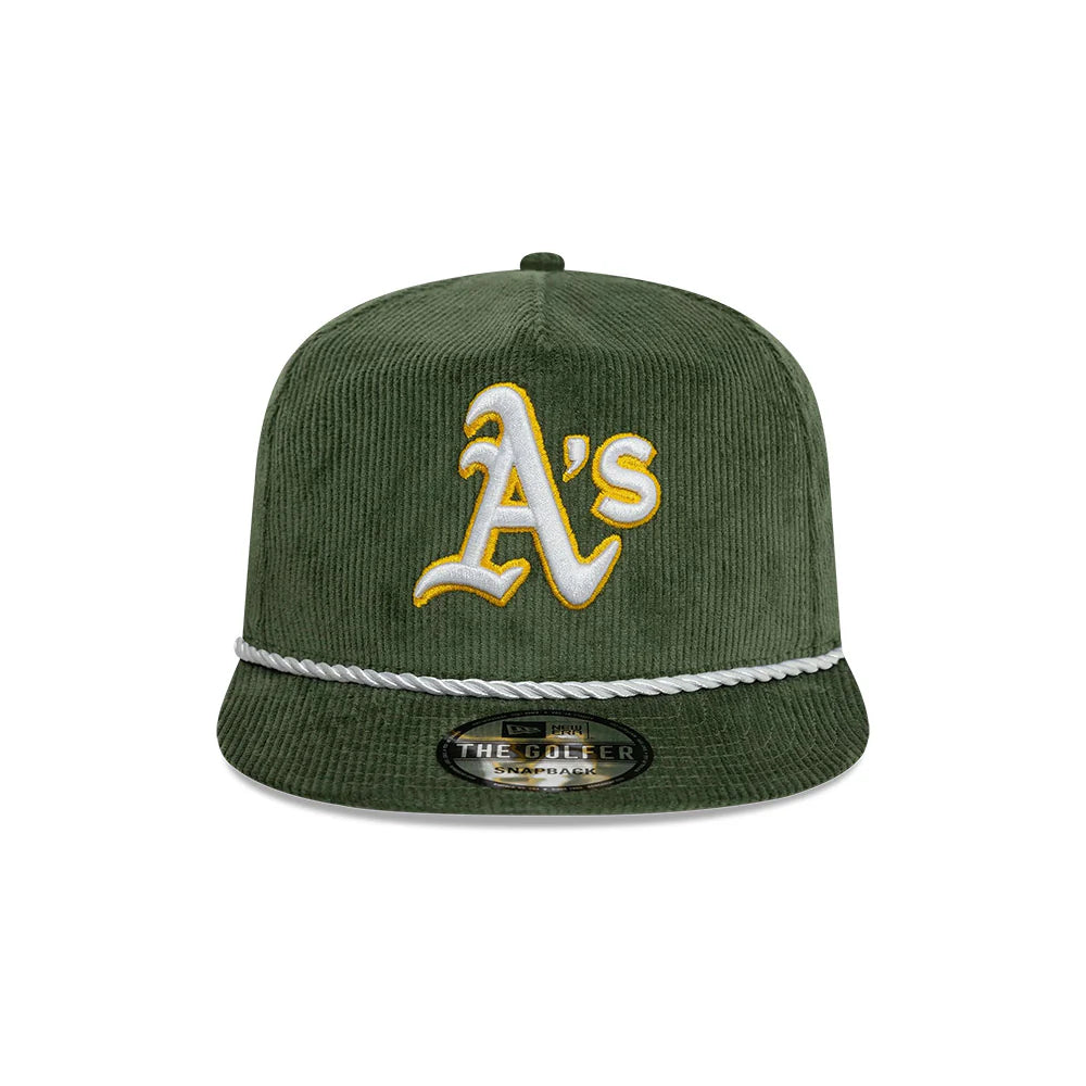 Oakland Athletics MLB Corduroy Golfer Snapback