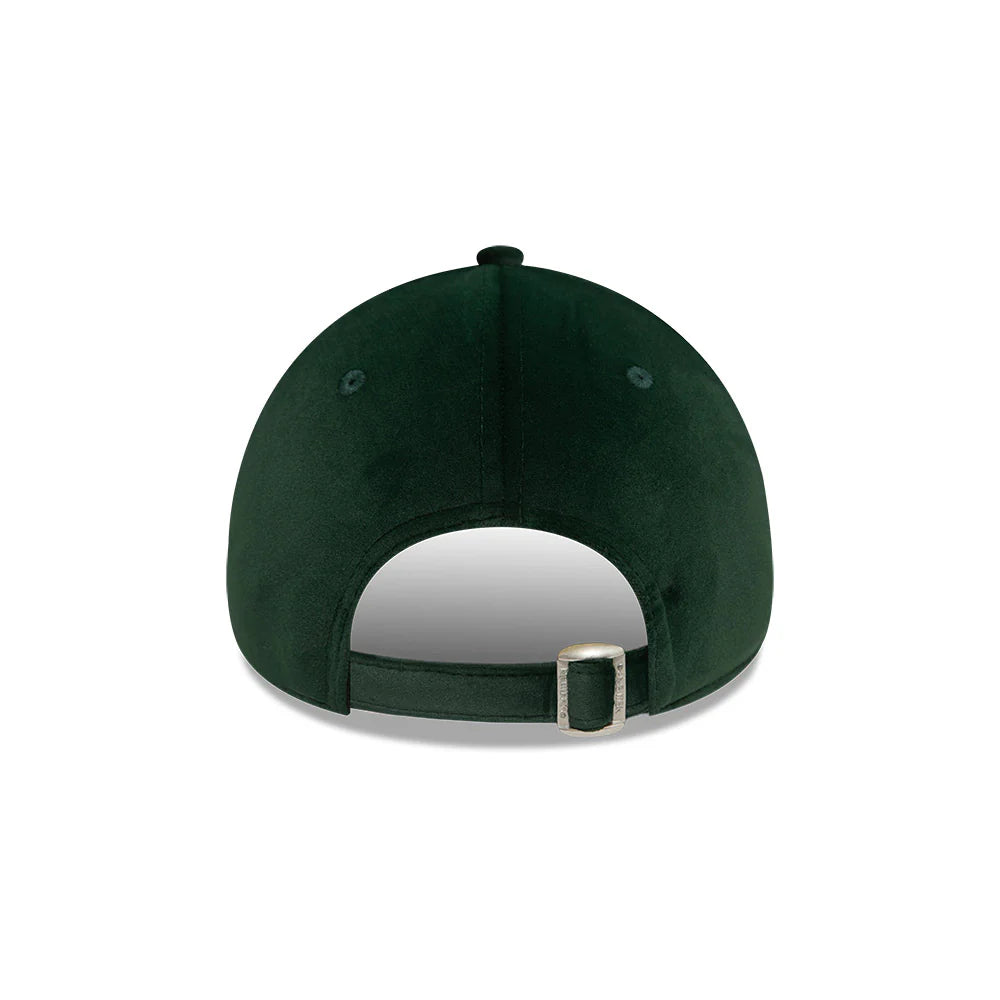 New York Yankees MLB Women's Velour 9FORTY Strapback Verde para Mujer