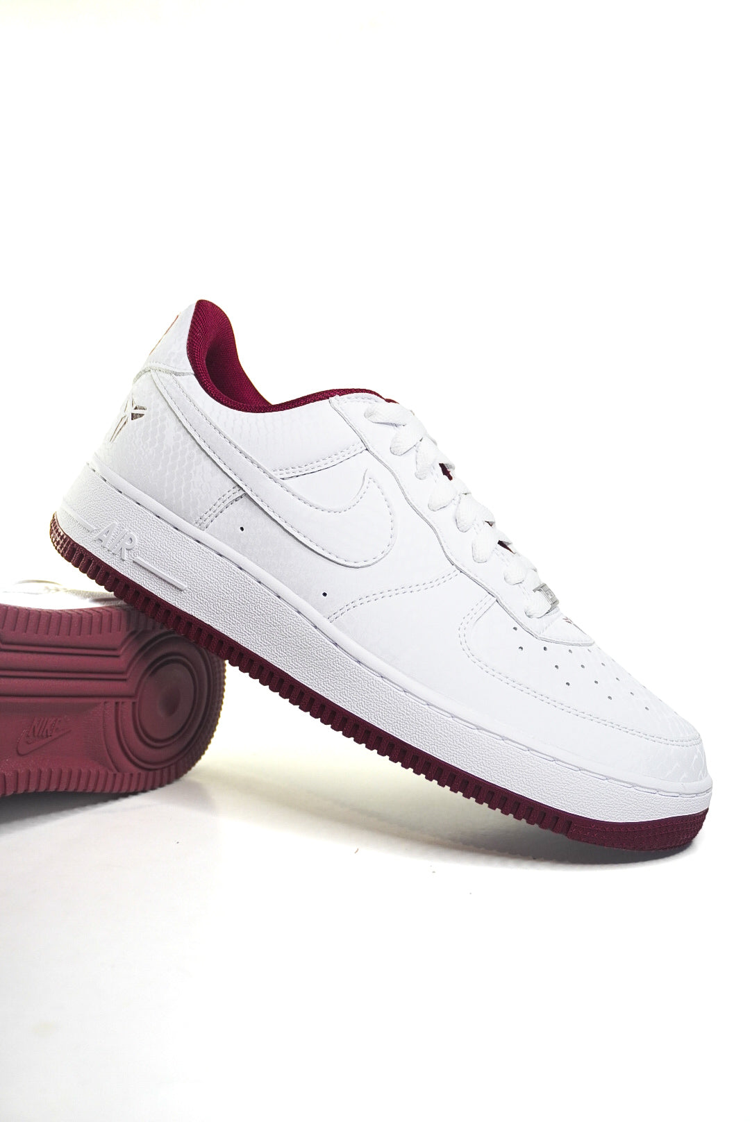 AF1 x Kobe Bryant White Team Red