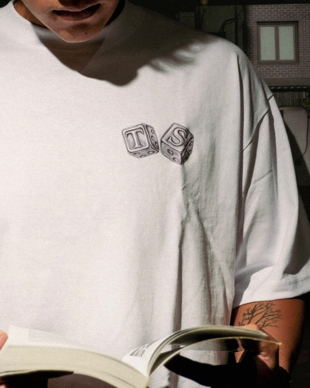 “One Vision” White Graphic Tee