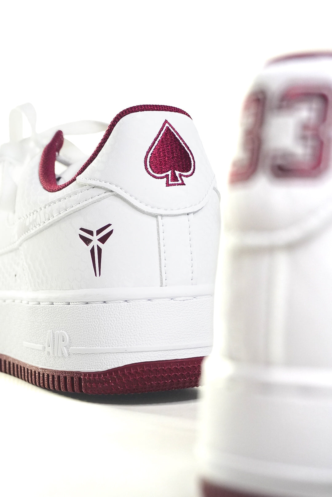 AF1 x Kobe Bryant White Team Red
