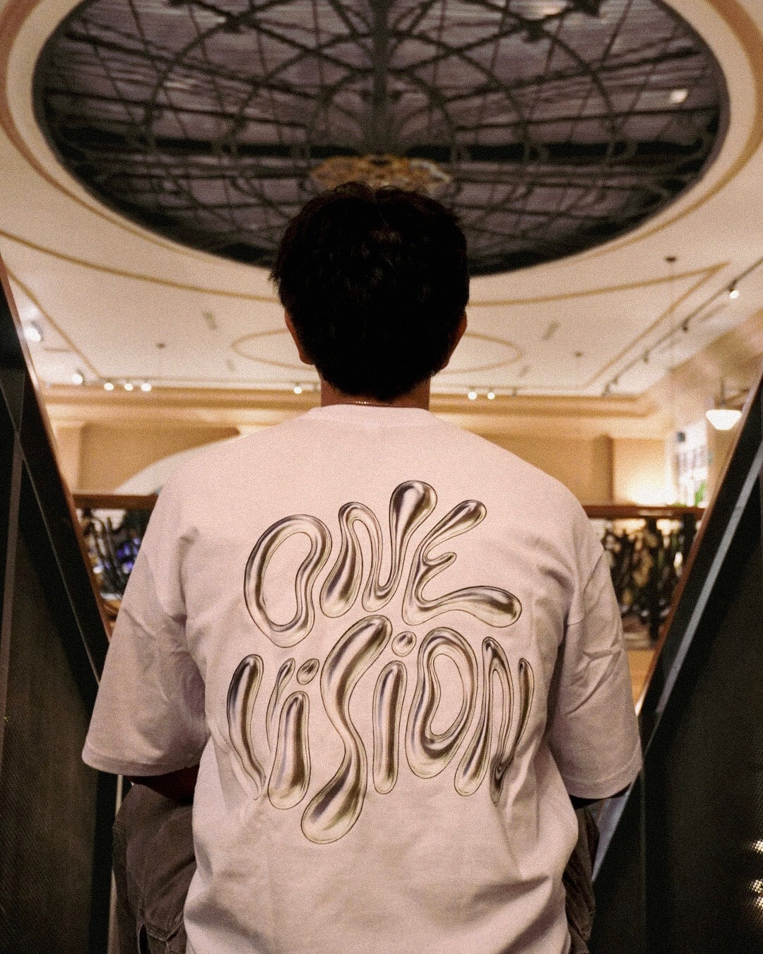 “One Vision” White Graphic Tee