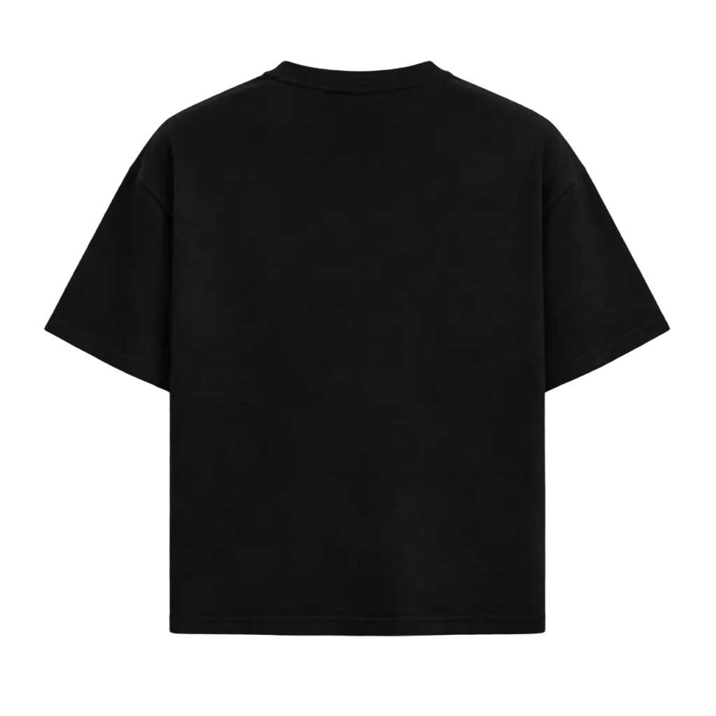 Black Plane Tee Boxy Fit