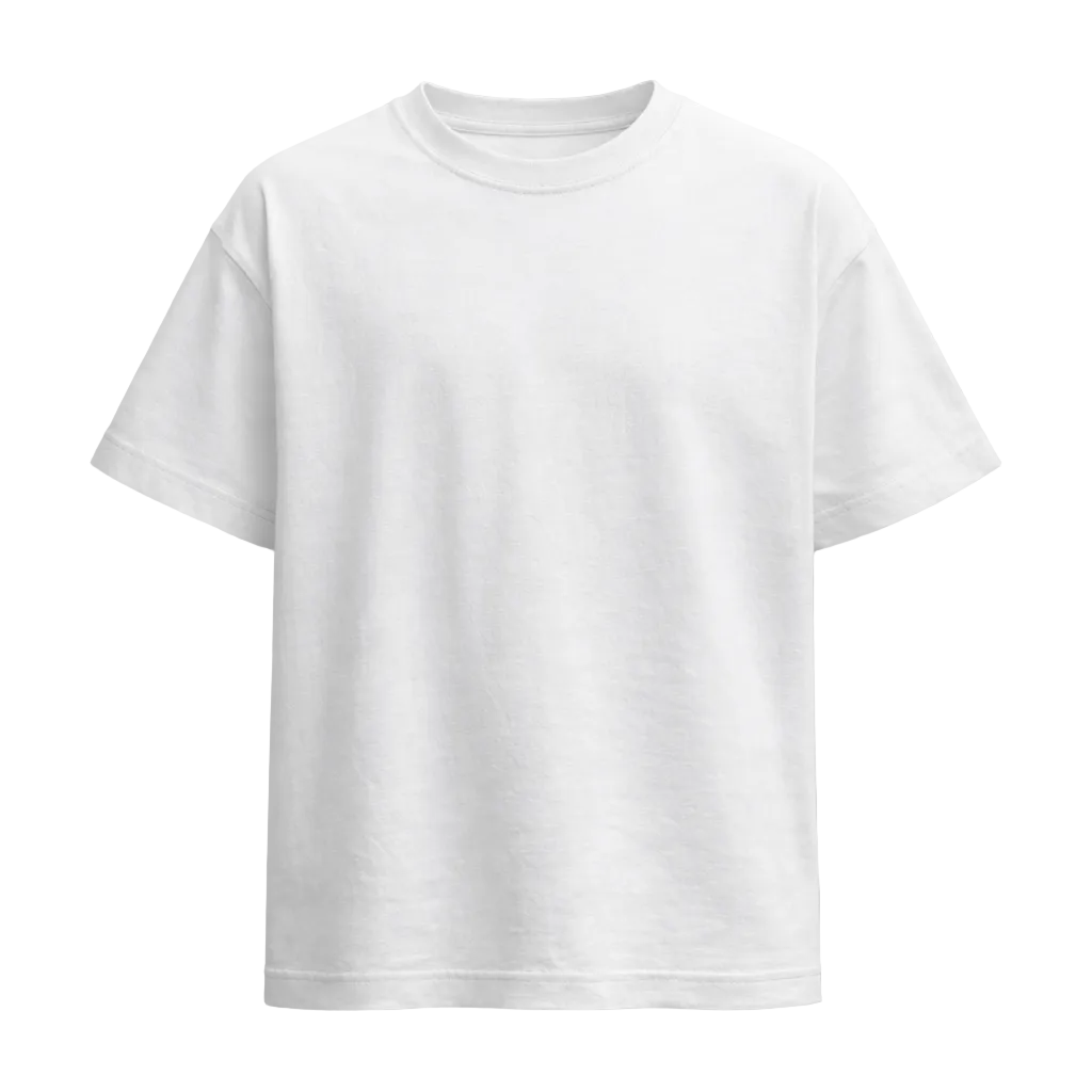 White Plane Tee Boxy Fit