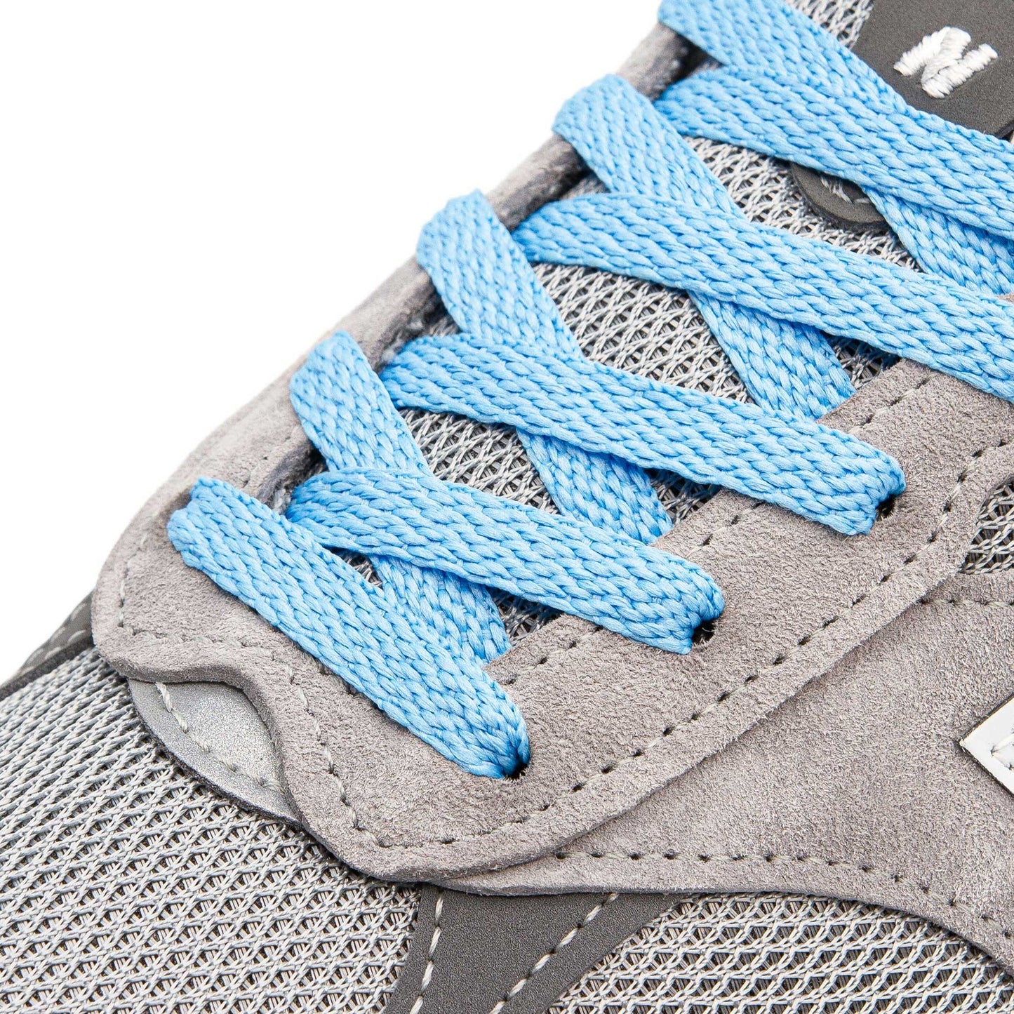 Carolina Blue Flat Shoe Laces