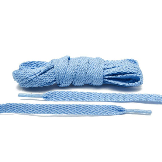 Carolina Blue Flat Shoe Laces