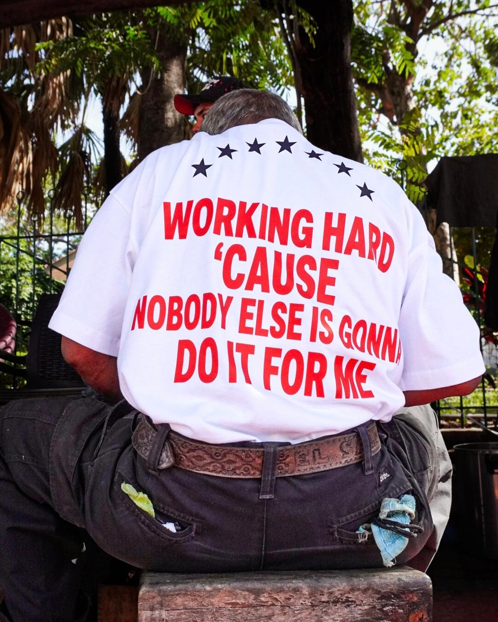 "Working Hard" Tee