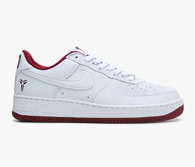 AF1 x Kobe Bryant White Team Red