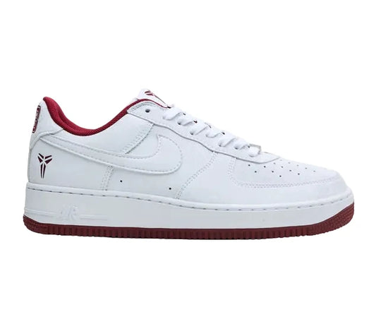 AF1 x Kobe Bryant White Team Red